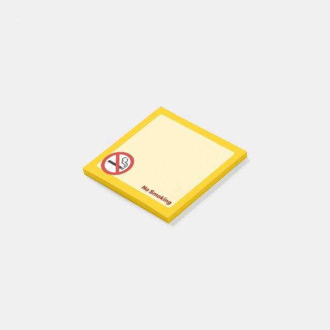 No Smoking Notes (Angled)