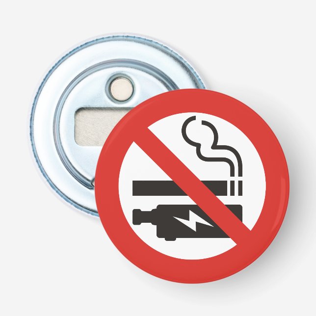 No Smoking or Vaping Bottle Opener (Front)