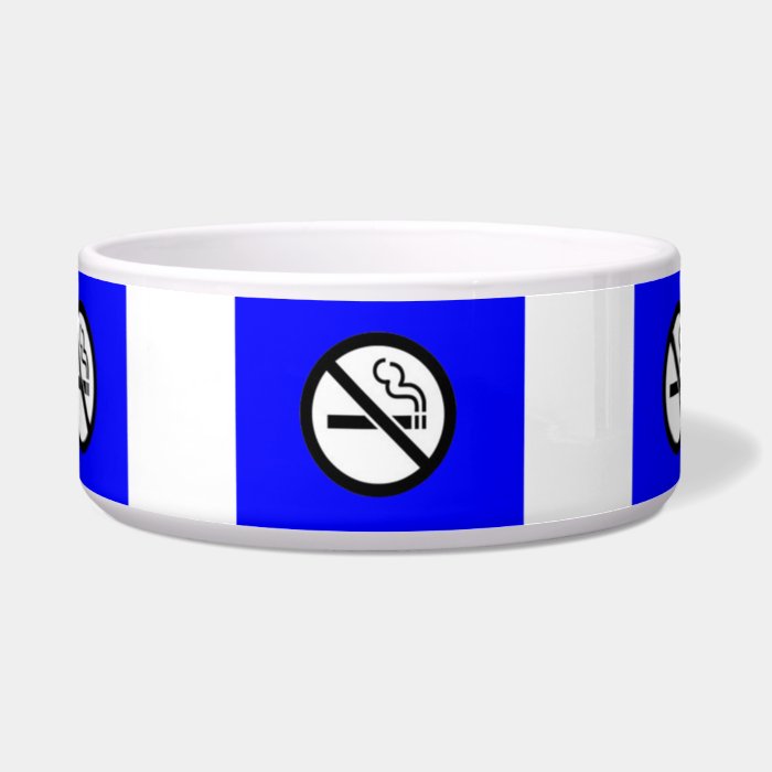 No Smoking Pet Bowl Dog Bowl