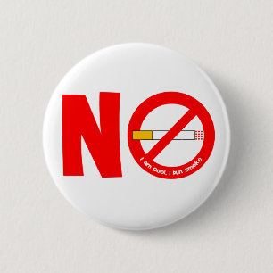 No Smoking Pinback Button
