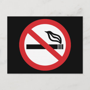No Smoking Postcard