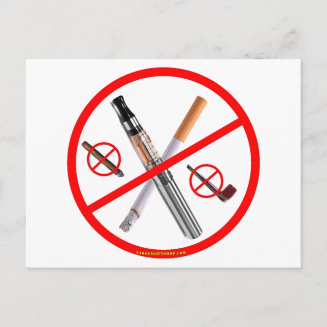 NO SMOKING POSTCARD (Front)