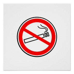 No Smoking Red Circle Sign