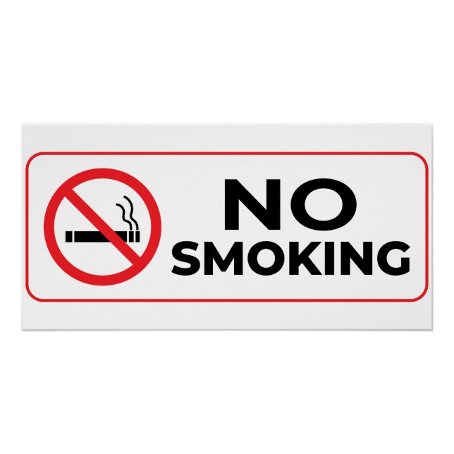 No Smoking Sign (Front)