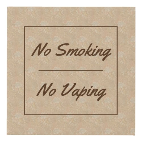 No Smoking Sign Home Rental Cottage Cabin Guests