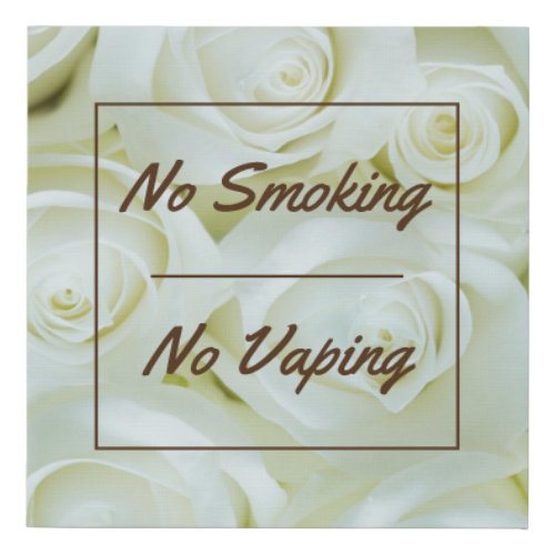 No Smoking Sign Home Rental Cottage Cabin Guests