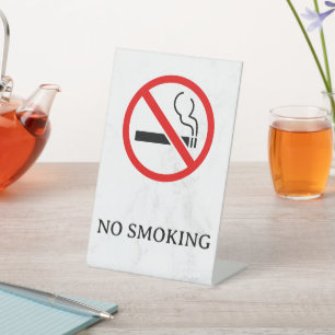 No Smoking Sign Pedestal Sign