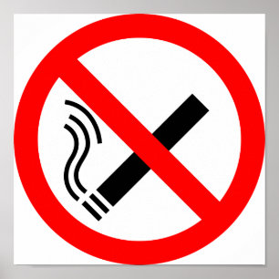 NO Smoking Sign - UK Signage