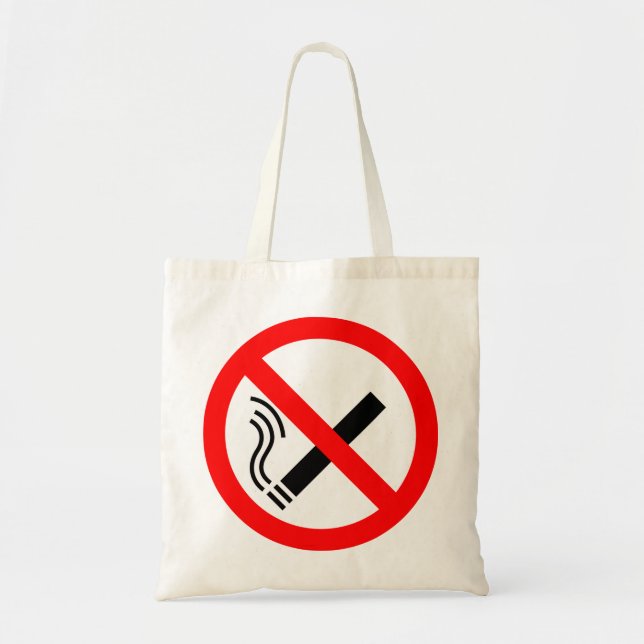 NO Smoking Sign - UK Signage Tote Bag (Front)