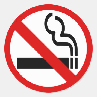 No Smoking Sticker