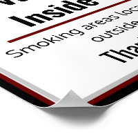 Acrylic please don't smoke V-card office smoking tips table card no smoking  sign.