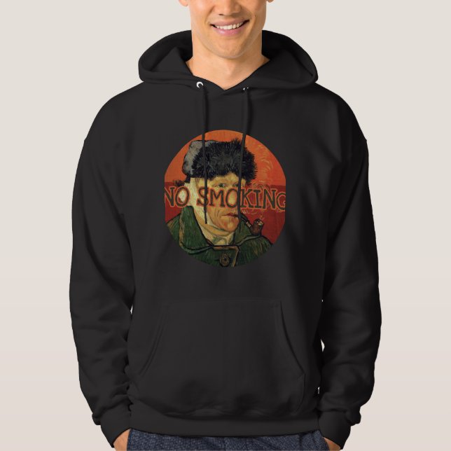 No Smoking  Vincent van Gogh Self Hoodie (Front)
