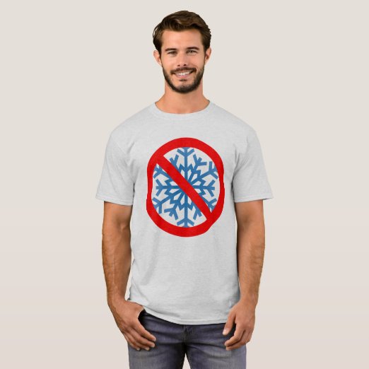 no snowflakes t shirt