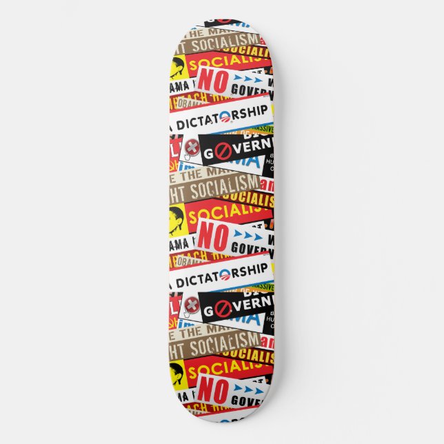 No Socialist Propaganda Skateboard Deck (Front)