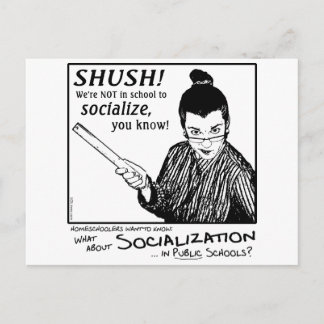 No Socializing! Postcard