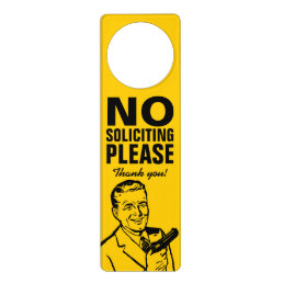 No Soliciting Door Hanger