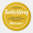 No Soliciting (edit colors) Front Door Entrance Ma