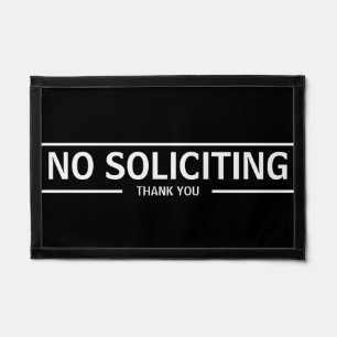 NO SOLICITING PENNANT