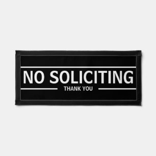 NO SOLICITING PENNANT