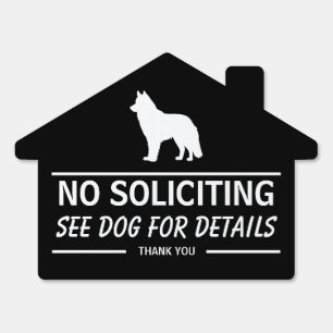 No Soliciting See Dog For Details Alaskan Malamute Sign