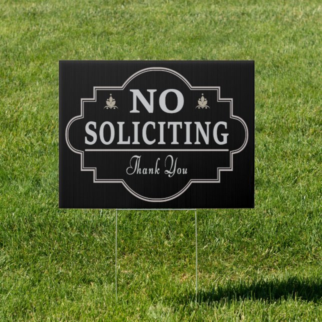 No Soliciting Sign (Insitu)