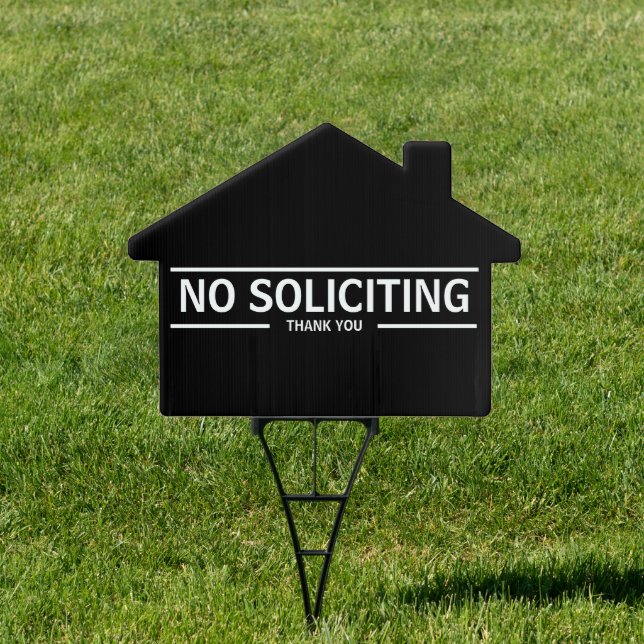 NO SOLICITING SIGN (Insitu)