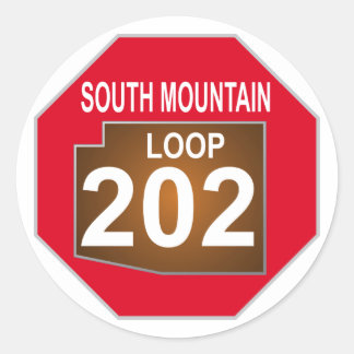 No South Mountain 202 V1 Classic Round Sticker
