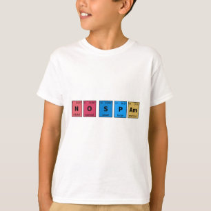 No Spam Periodic Table T-Shirt