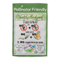 No Spray Garden Flag