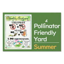 No Spray -Pollinator Friendly Yard Sign