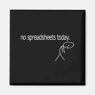 No Spreadsheets Today Accounting Spreadsheets Acco Magnet