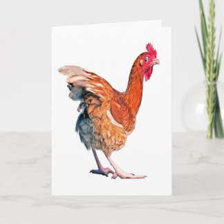 No Spring Chicken Birthday card
