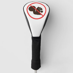 No Squirrels Golf Head Cover