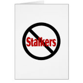 No Stalkers (Front)