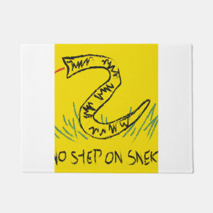 No Step On Snek Gadsden Flag Doormat