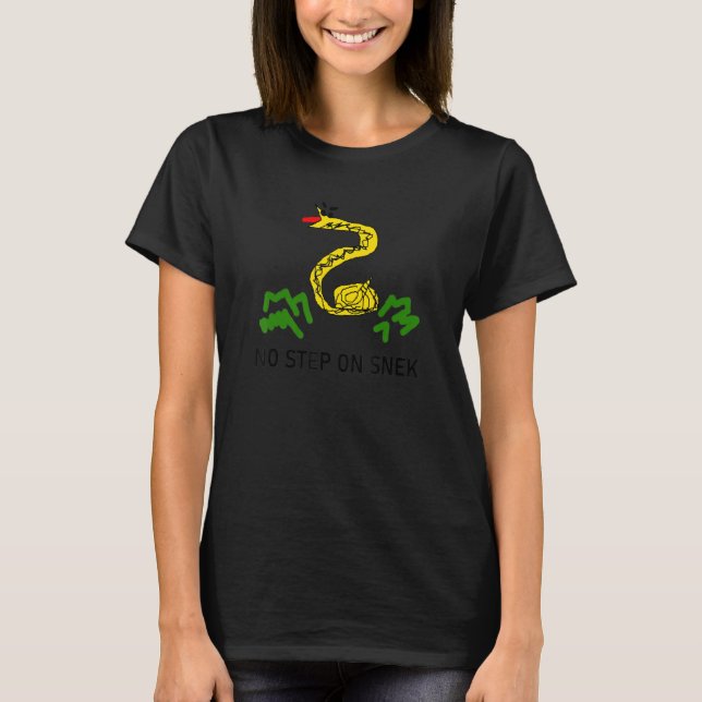 No Step On Snek Meme 1 T-Shirt (Front)