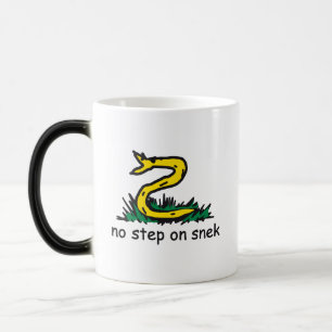 No step on snek memes Gadsden parody SnekRight Color Morph Mug