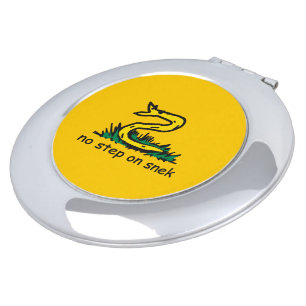 No step on snek memes Gadsden parody SnekRight Compact Mirror