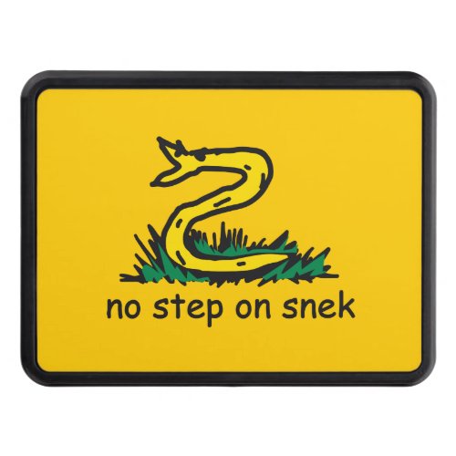 No step on snek memes Gadsden parody SnekRight Hitch Cover
