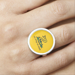 No step on snek memes Gadsden parody SnekRight Ring
