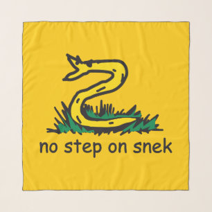 No step on snek memes Gadsden parody SnekRight Scarf
