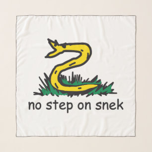 No step on snek memes Gadsden parody SnekRight Scarf