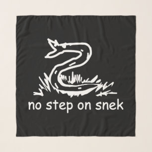 No step on snek memes Gadsden parody SnekRight Scarf