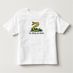 No step on snek memes Gadsden parody SnekRight Toddler T-shirt
