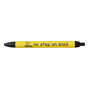 No step on snek memes Gadsden SnekRight yellow Pen