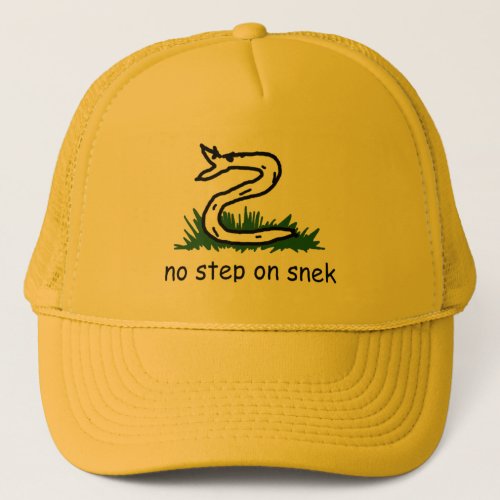 No Step on Snek T_Shirt Trucker Hat