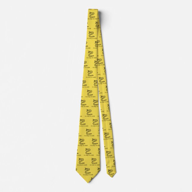 No Step on Snek Tie Pattern (Front)