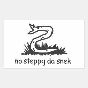 No Step On Snek Meme Vinyl Sticker