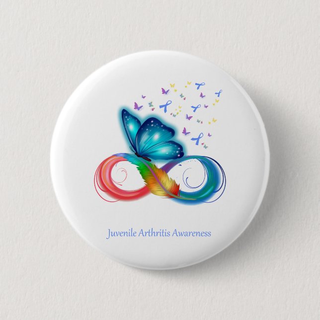 No Story Should End Too Soon Juvenile Arthritis Button (Front)