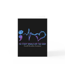 No Story Should End Too Soon Suicide Prevention Aw Card